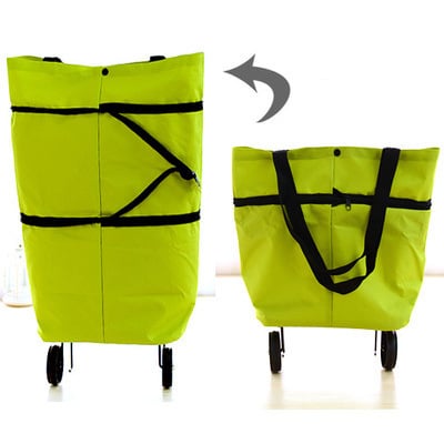 🔥Shopping Bag Folding Green Bag