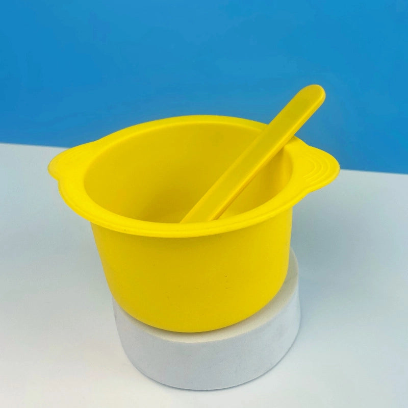Casual Solid Color Silica Gel Mask Bowl 1 Piece 1 Set