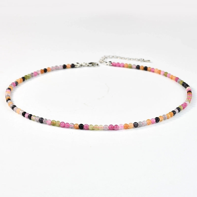 Minimalist Geometric Natural Stone Necklace In Bulk