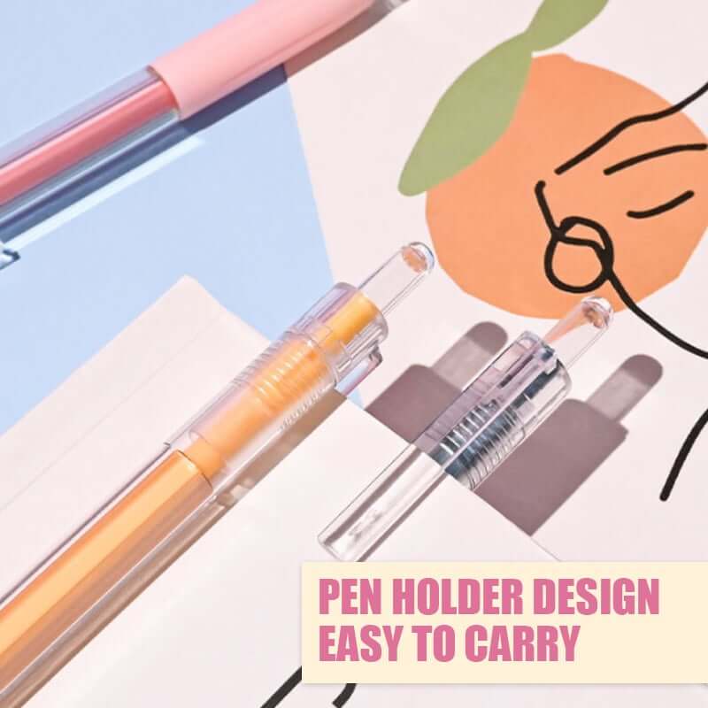 Cartoon Pattern Student Utility Knife Pen(6 Pcs)