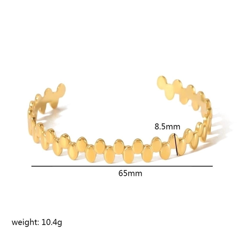 Vintage Style Circle 304 Stainless Steel Bangle In Bulk