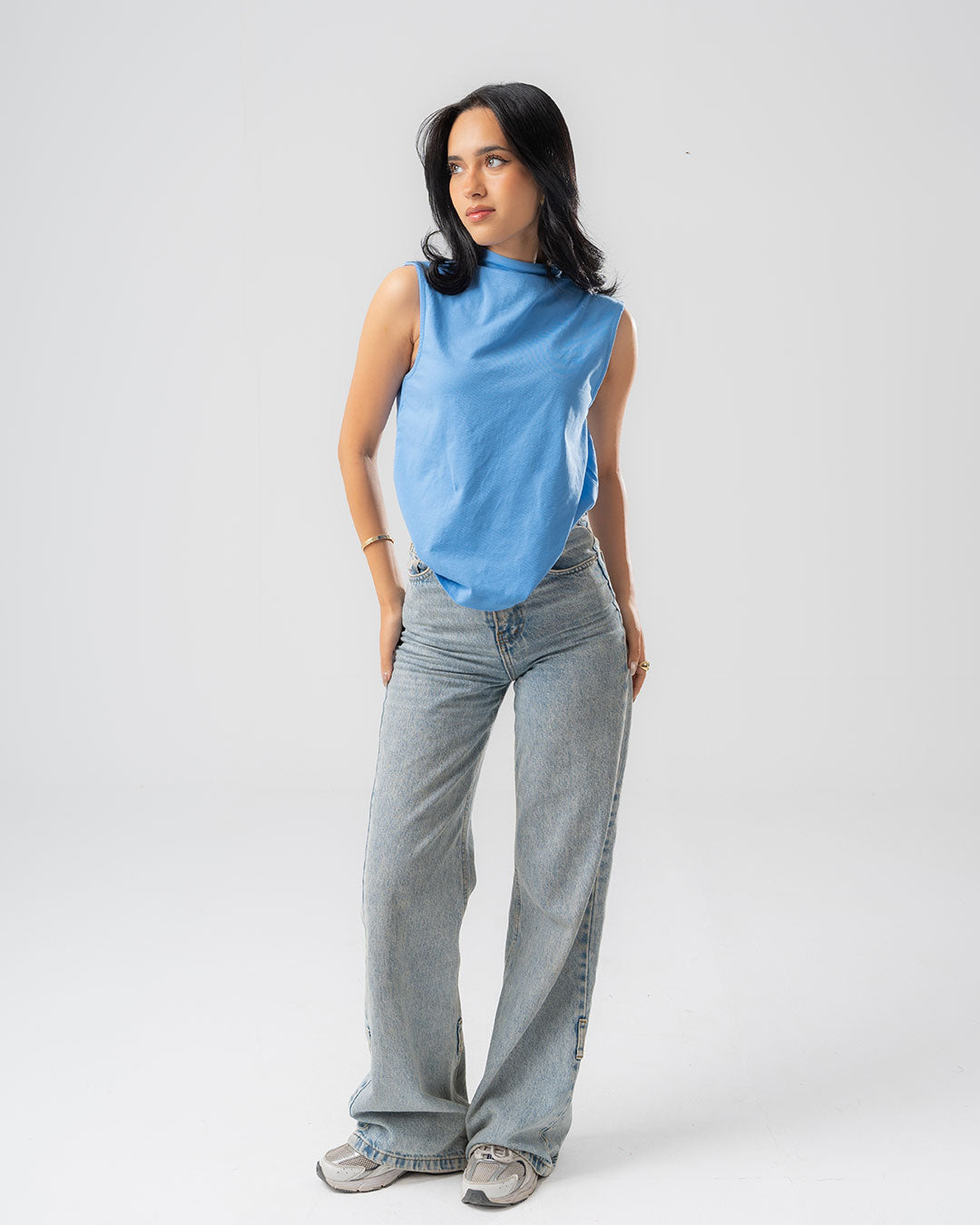 Women's Sleeveless T-shirt Plain
