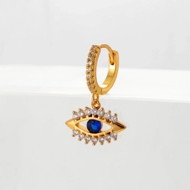 Ear Cartilage Rings & Studs Insect Copper Plating Artificial Gemstones
