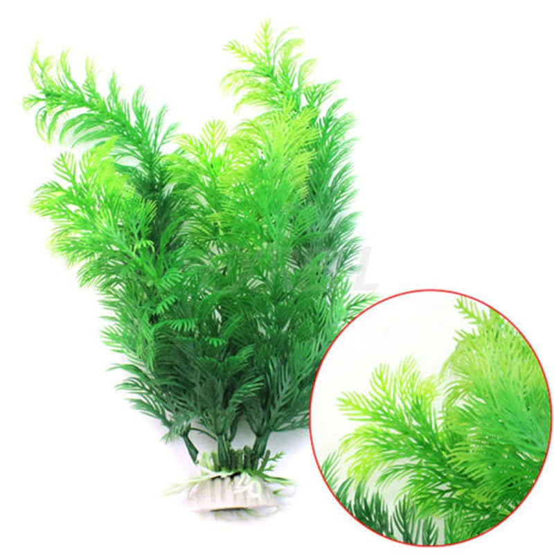 Plastic Green Aquarium Ornament