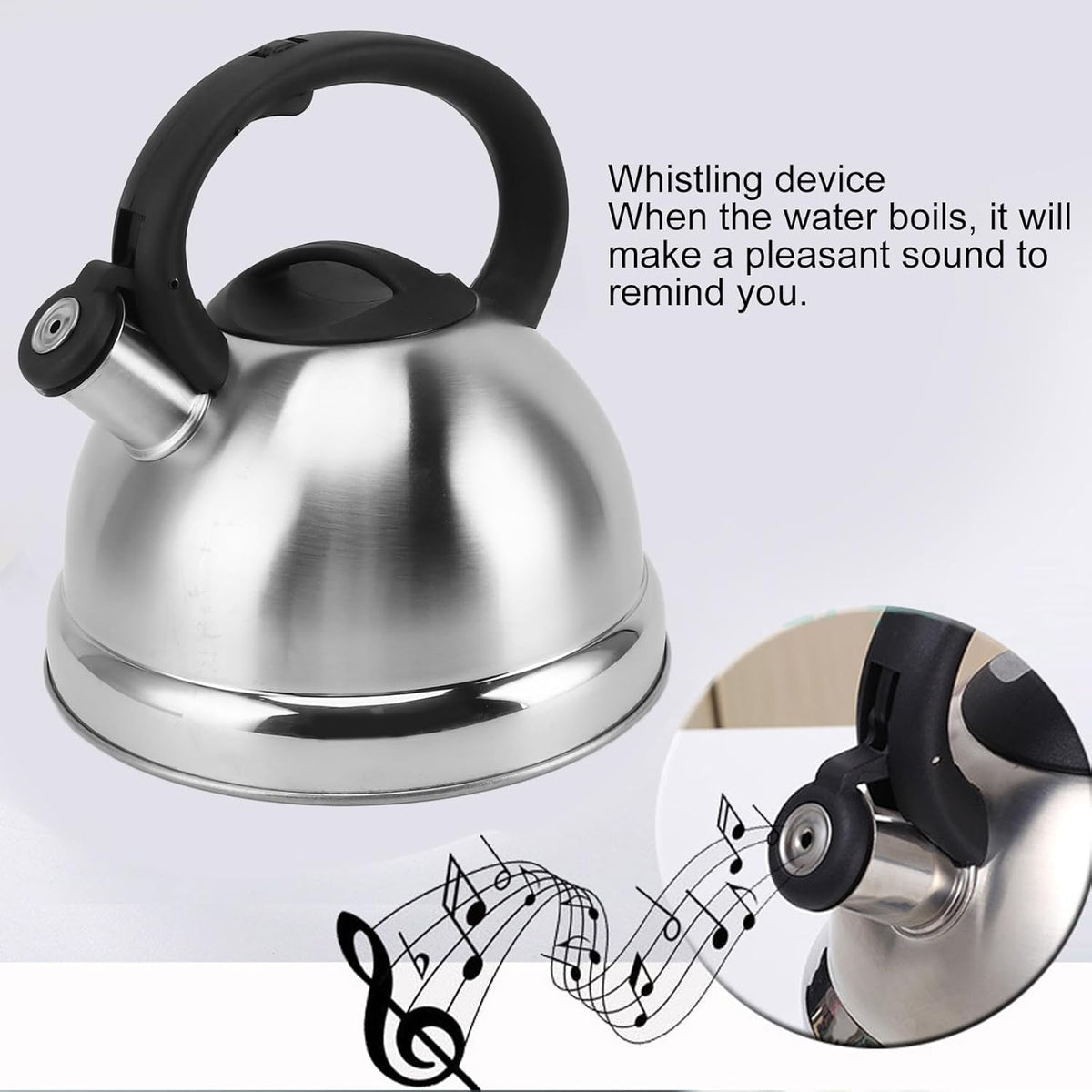 5 LTR STAINLESS STEEL WHISTLING KETTLE