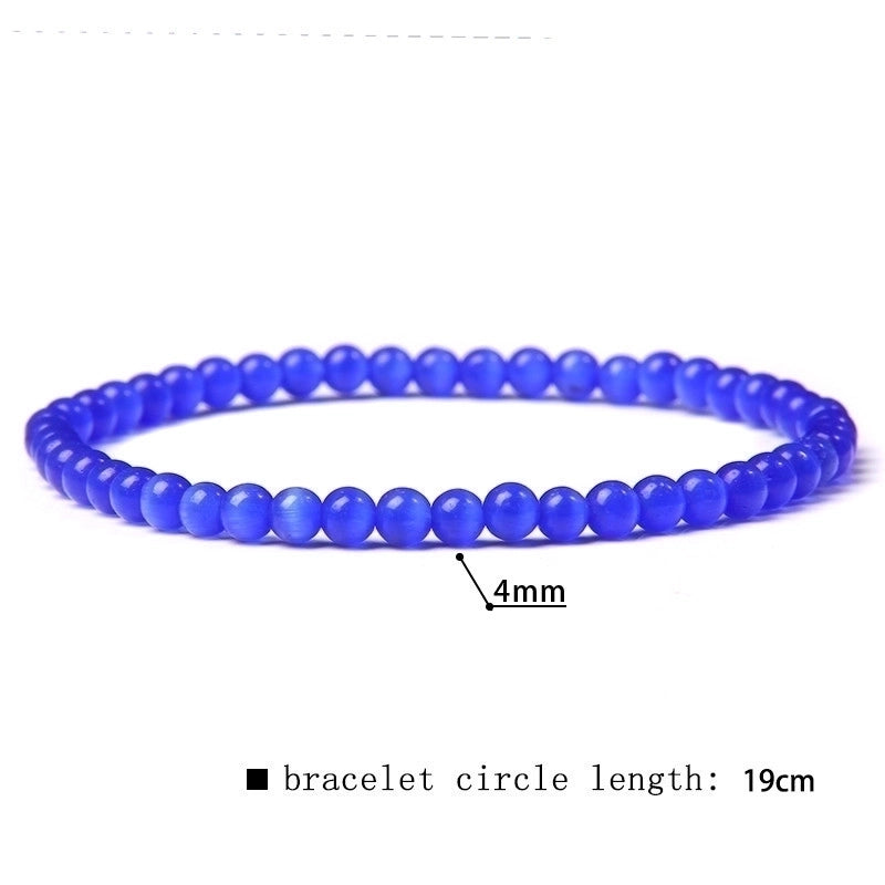 Minimalist Marble Natural Stone Beaded Bracelets