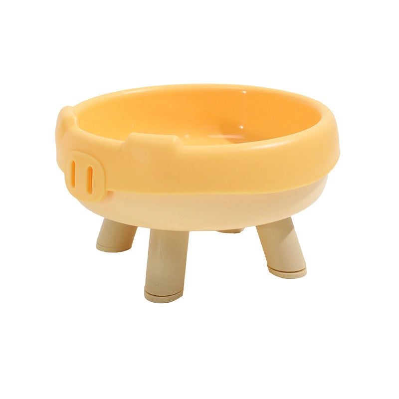 Pet Cat Bowl Pipetao Original Boxed Donut Four-leg Bowl Cat Food Bowl Cat Supplies Eating And Drinking Water Single Bowl