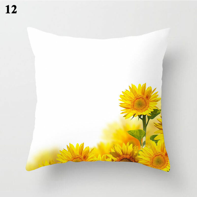 18 Cushion Cover Pillow Case Home Sofa Decor Pillowslip Waist Pillow Cover Soft