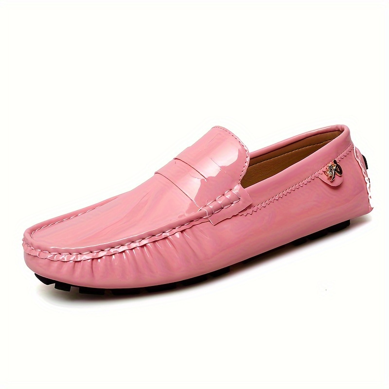 Gameglobeplanet oxford New Trademark Size 38-48 Loafers Men Casual Fashion Leather Shoes for Women Spring Autumn Female Flat Shoes Driving Sneakers