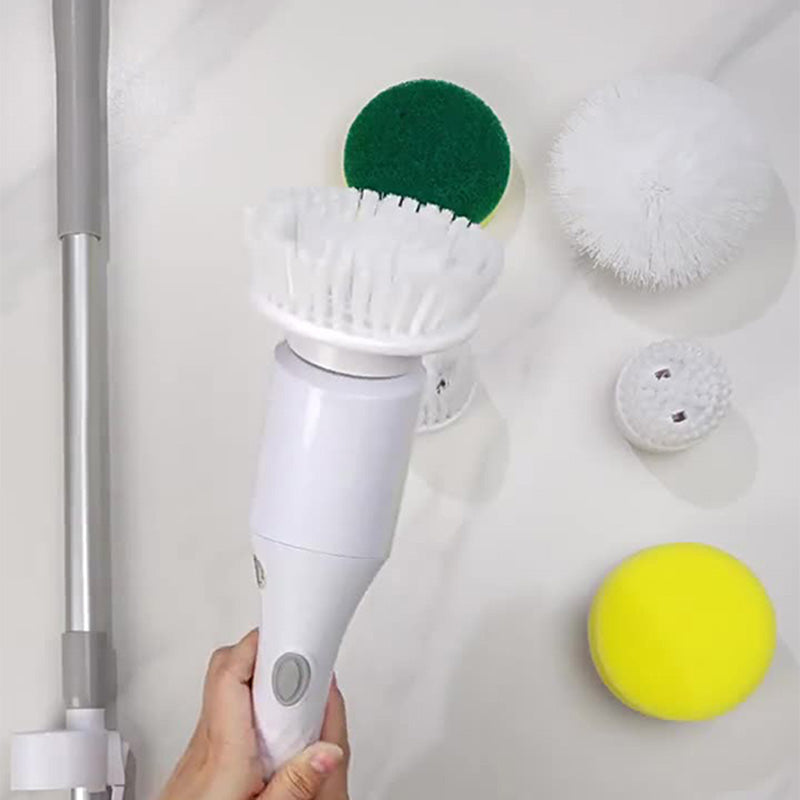 🏆Hot Sale 49% OFF⏳Waterproof Telescopic Electric Spin Scrubber