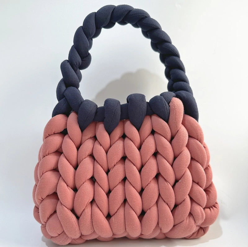 Women's Polyester Color Block Elegant Classic Style Square Open Handbag