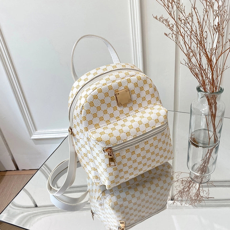Foreign Trade Backpack Women's Small Size New Bags Fashion Minority Design Bag Women's Single-shoulder Bag