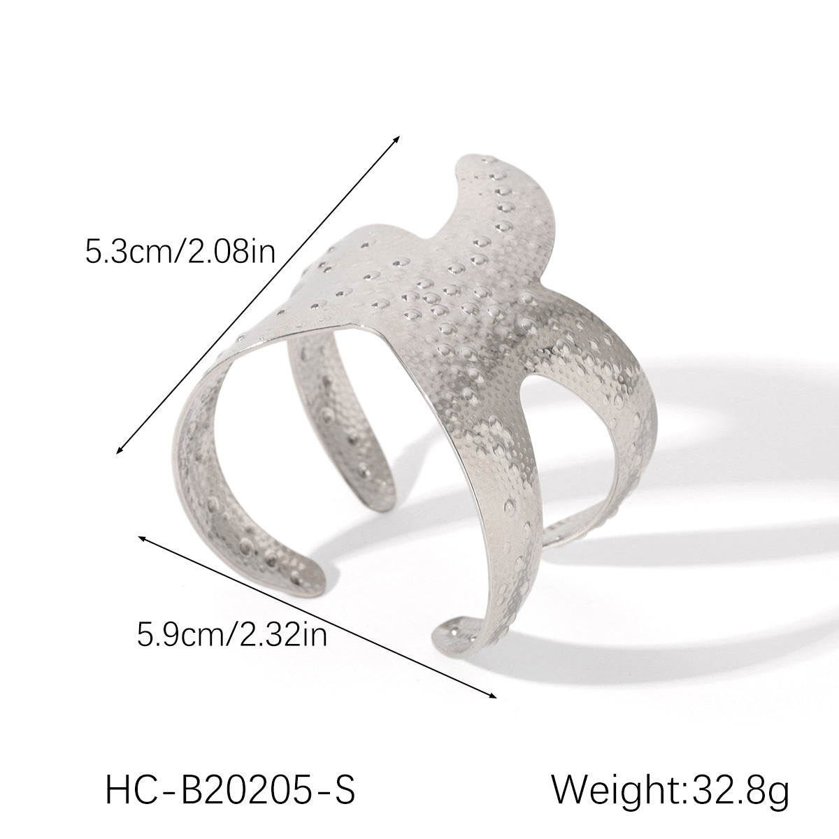 Ins Style Stainless Steel Bracelet 18K Gold-Plated Open Bracelet Titanium Steel Bracelet Female Jewelry