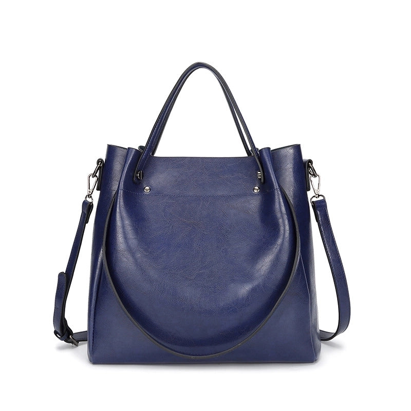 Women's Large All Seasons Pu Leather Fashion Handbag