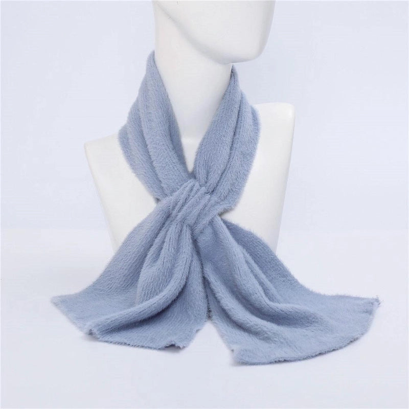 Unisex Sweet Solid Color Scarf