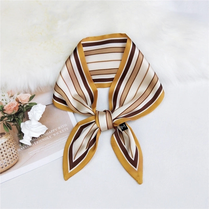 Double-sided Sharp-angled Silk Scarf