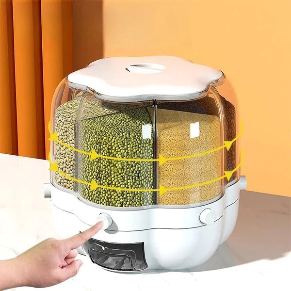 360° Rotating Grain And Cereal Dispenser