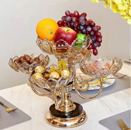 Rotating Dry Fruit Plate Rack. Dry Fruit Organizer