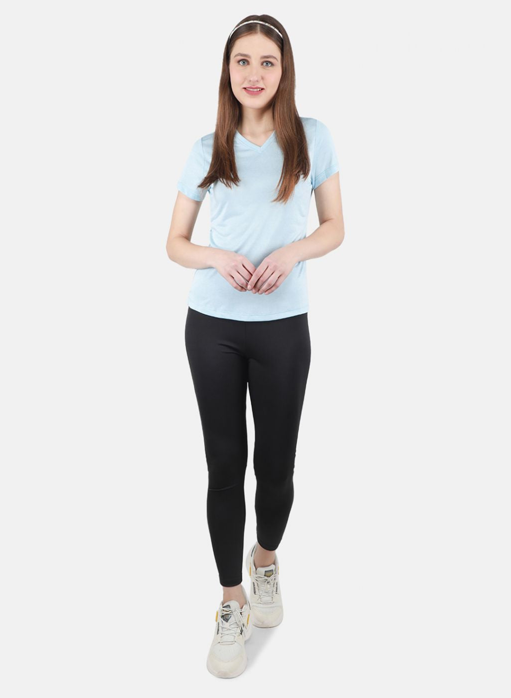 Women Blue Solid Top