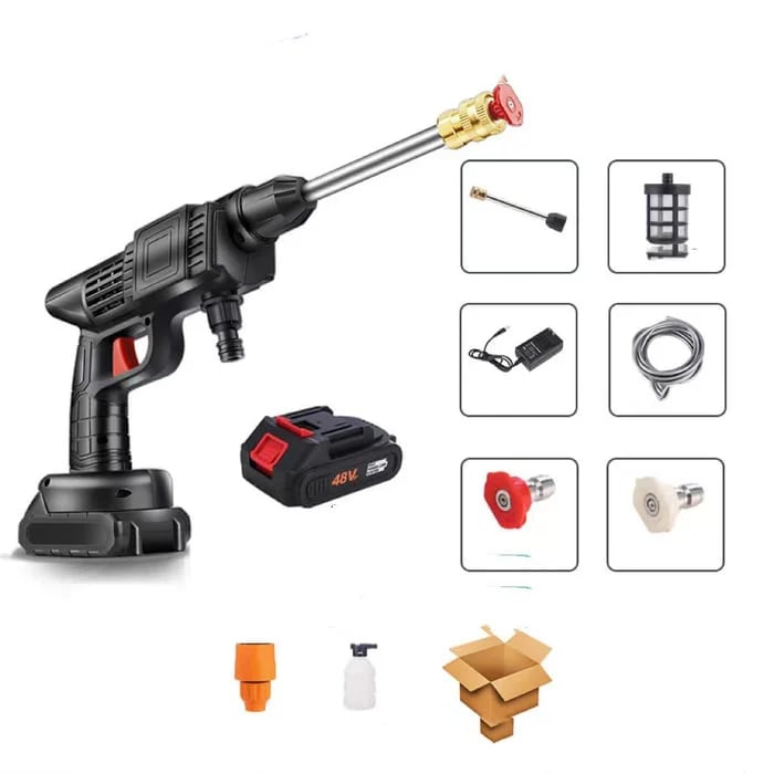 🔥Portable Cordless High Pressure Spray Water Gun