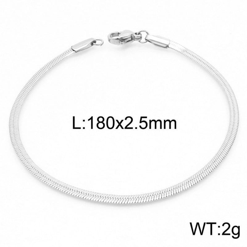 Classic Style Solid Color Titanium Steel 18K Gold Plated Plating Chain Necklace