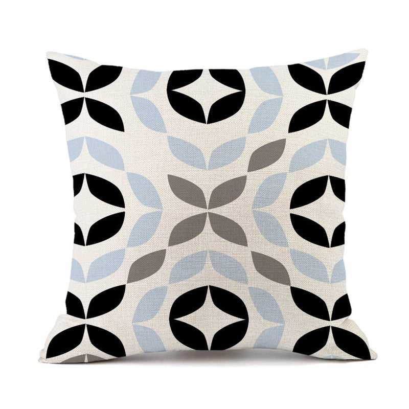 Pastoral Geometric Blended Pillow Cases