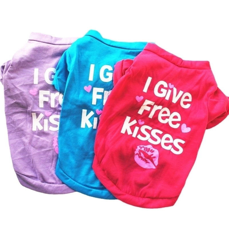 Sales Puppy Clothes Spring And Summer Short Sleeved T-shirt