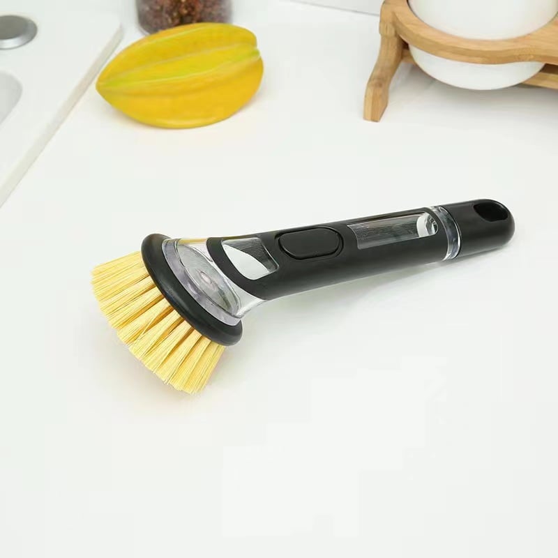 🎁Multifunctional Long Handle Pressing Cleaning Brush