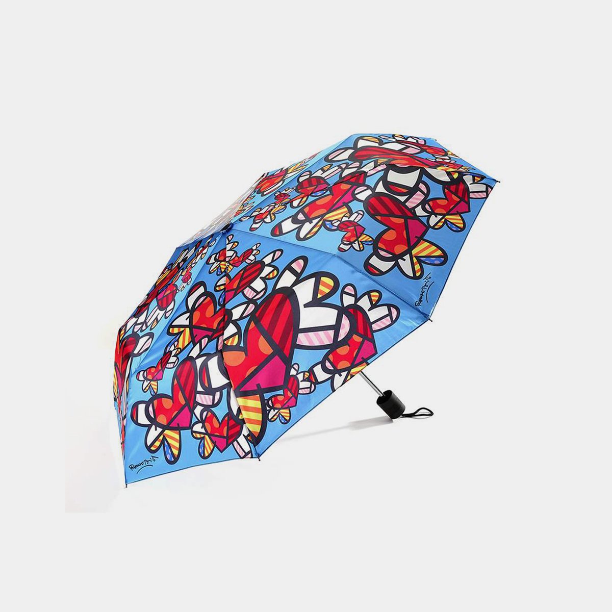 Britto Umbrella Flying Heart