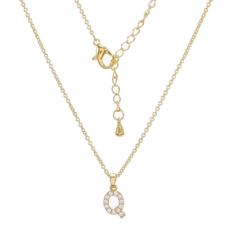 Brass Cable Chain Letter Necklace