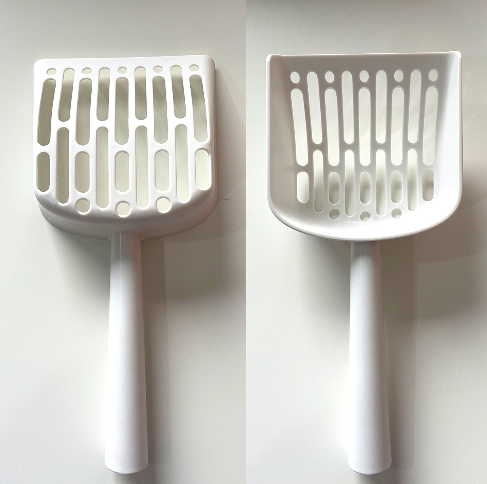 White Cat Litter Scoop