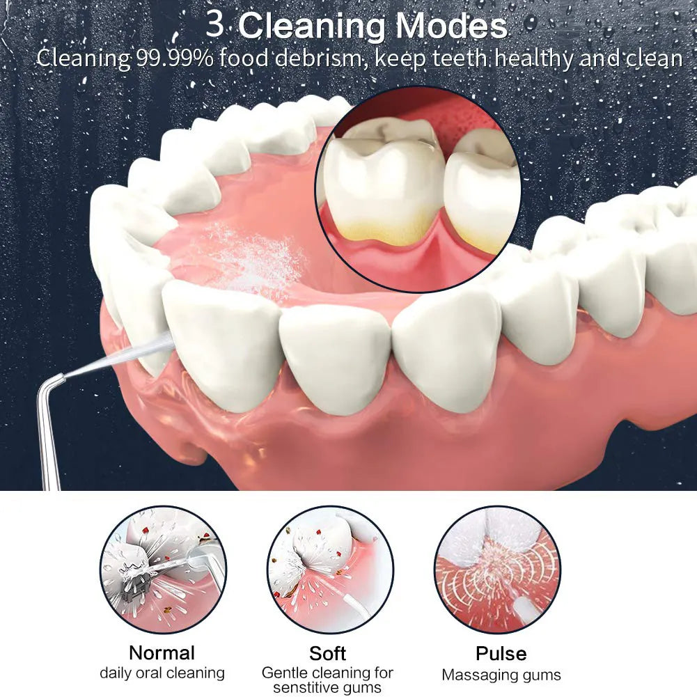 RECHARGEABLE WATER JET PICK TEETH CLEANER