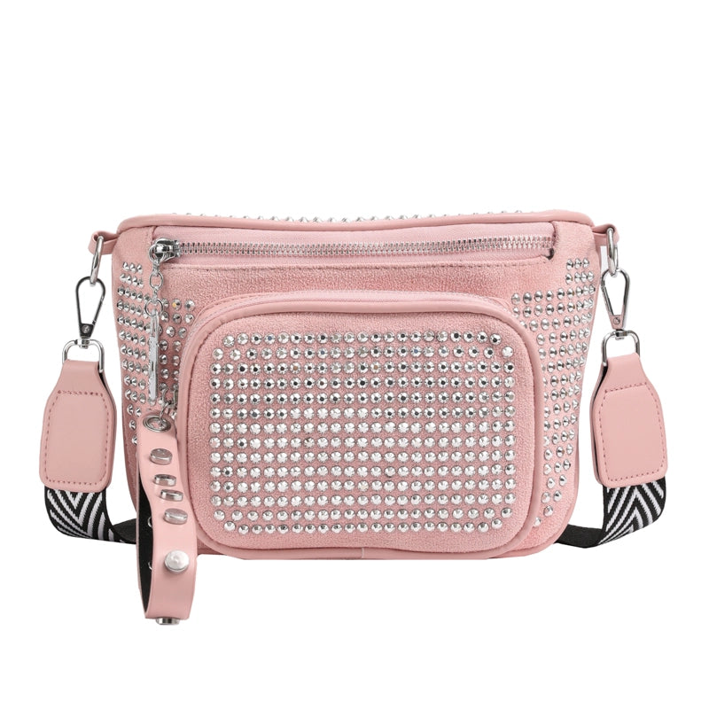 Women's Streetwear Solid Color Pu Leather Waist Bags