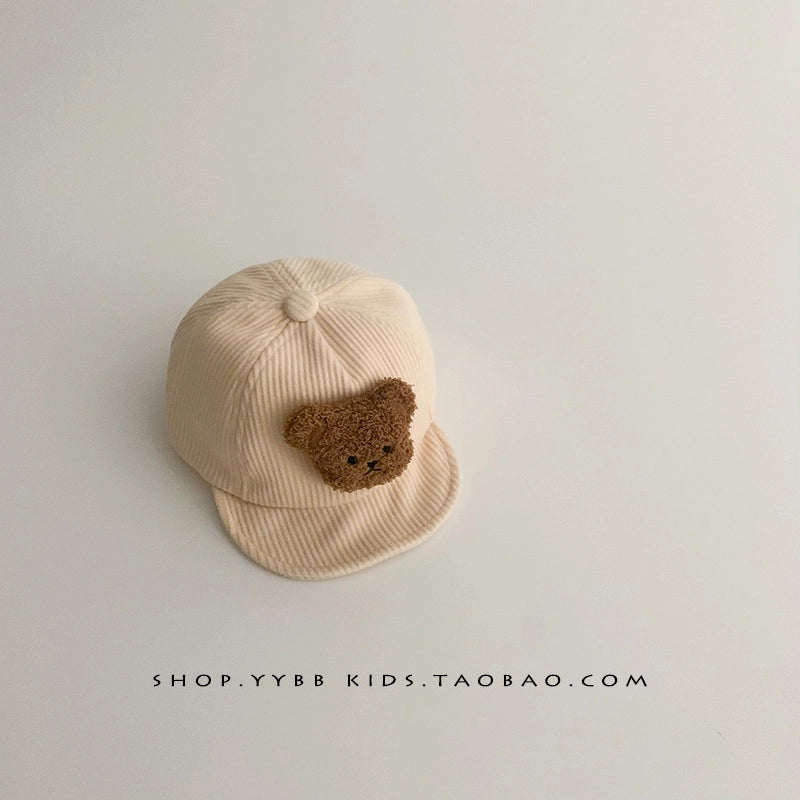 Korean Baby Hat Spring And Autumn Children's Baseball Cap Baby Cap Soft Eaves Sunshade Winter Children's Hat
