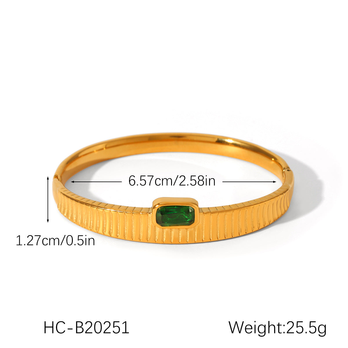 Ins Style Stainless Steel Bracelet 18K Gold-Plated Open Bracelet Titanium Steel Bracelet Female Jewelry