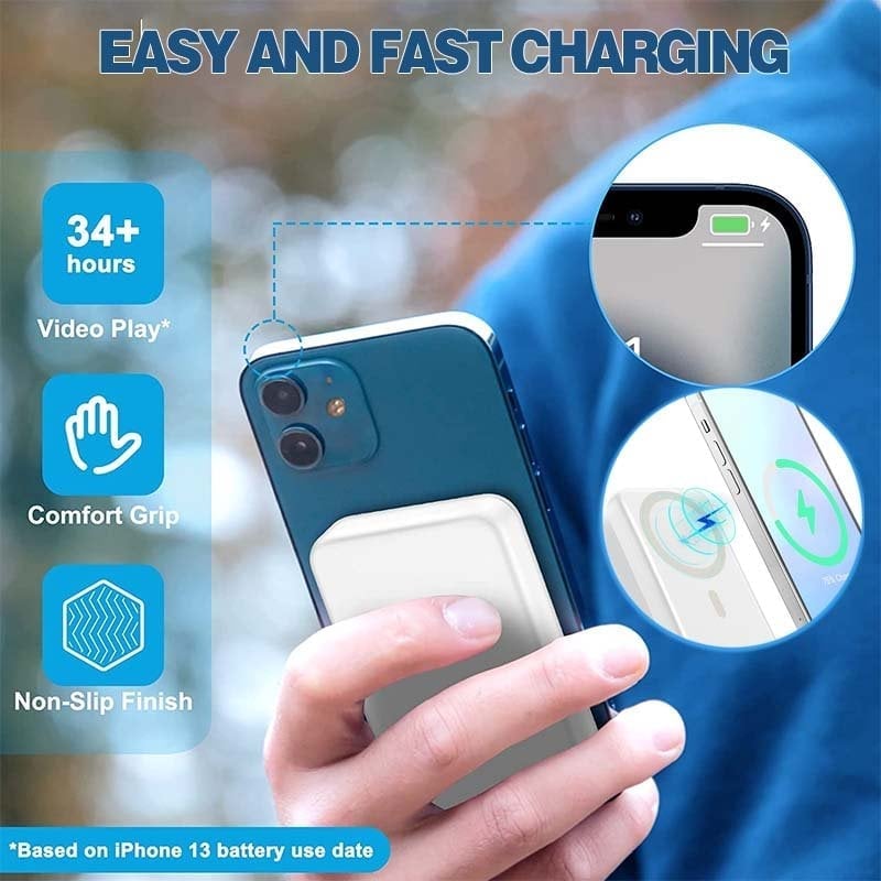 🔥HOT SALE 40% OFF🔥Portable Wireless Magnetic Power Bank