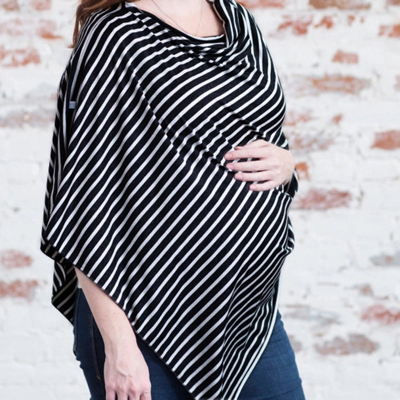 Shame Stripe Lactation Shawl Scarf Baby Cover Car Towel Nursing Scarf Anti-Light