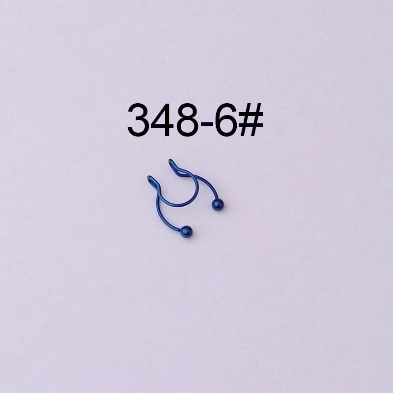 Nose Rings & Studs Geometric 316 Stainless Steel  Plating