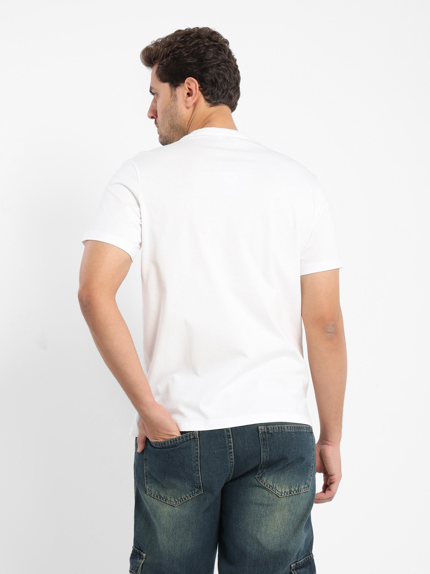 Place Print Half Sleeves T-Shirt