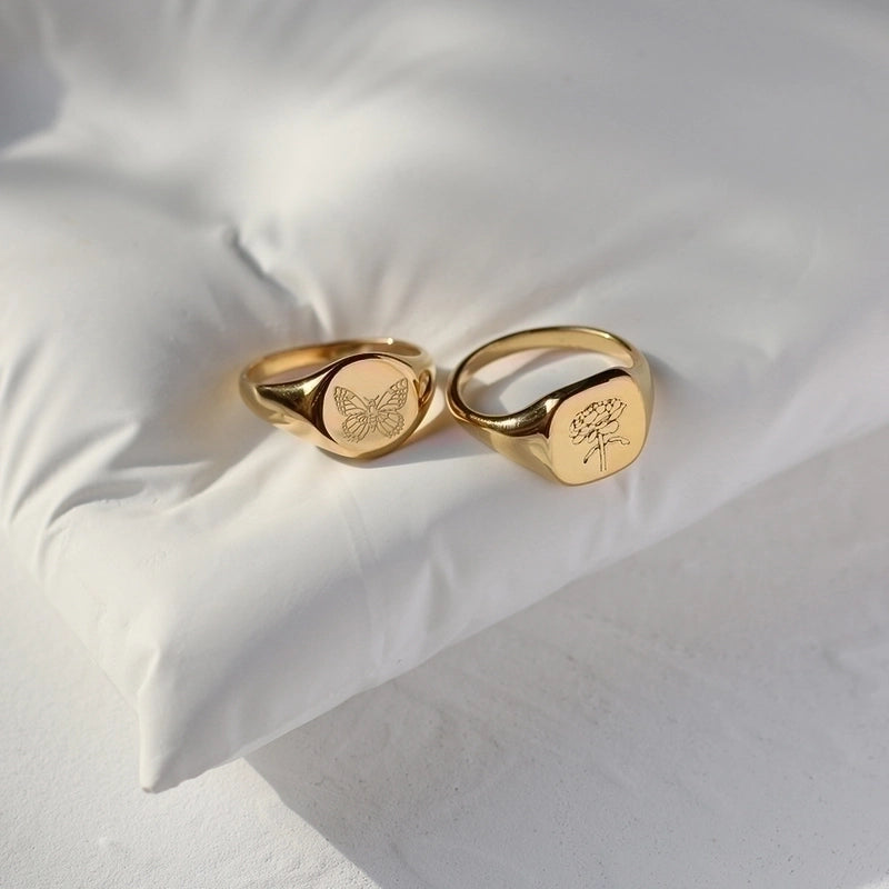 Fashion Bow Knot 304 Stainless Steel No Inlaid 18K Gold Plated