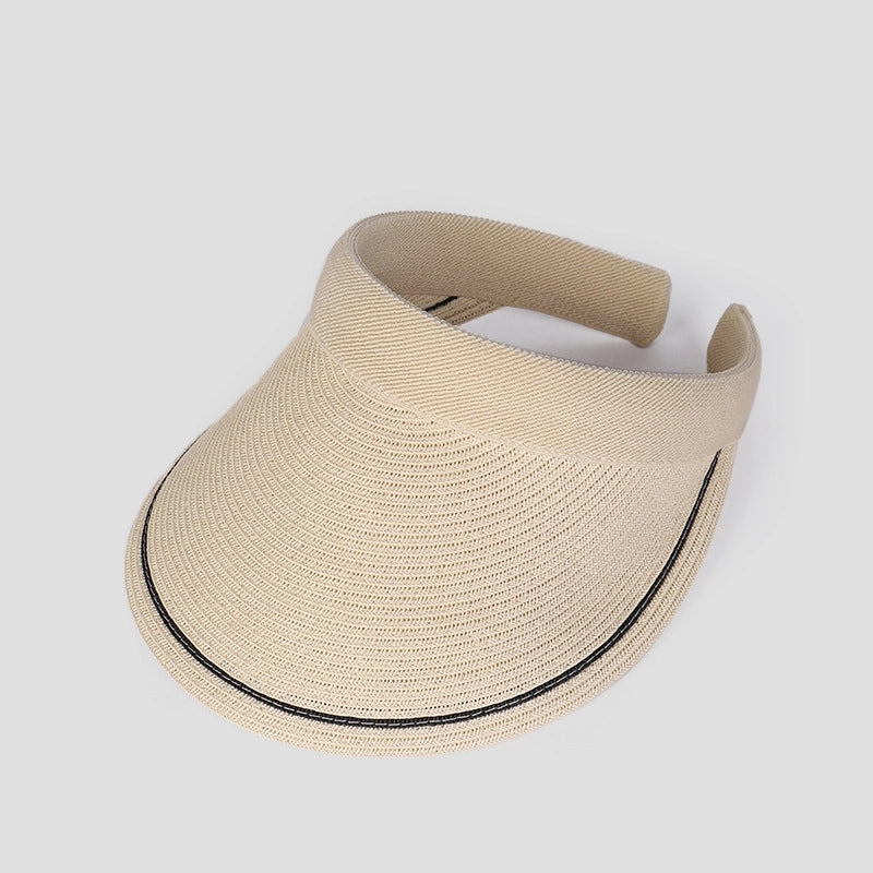 Women's Vacation Modern Style Color Block Solid Color Big Eaves Curved Eaves Sun Hat