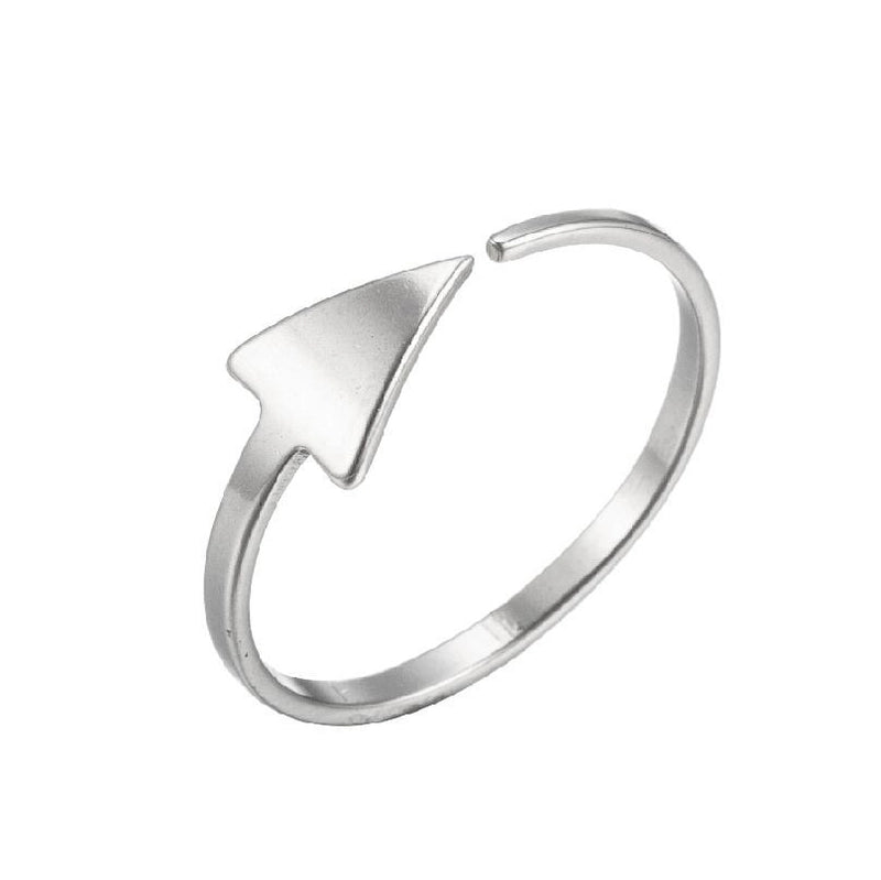 Fashion Geometric 201 Stainless Steel 18K Gold Plated Plating Open Ring