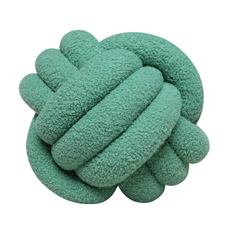 Fashion Solid Color Plush Throw Pillow