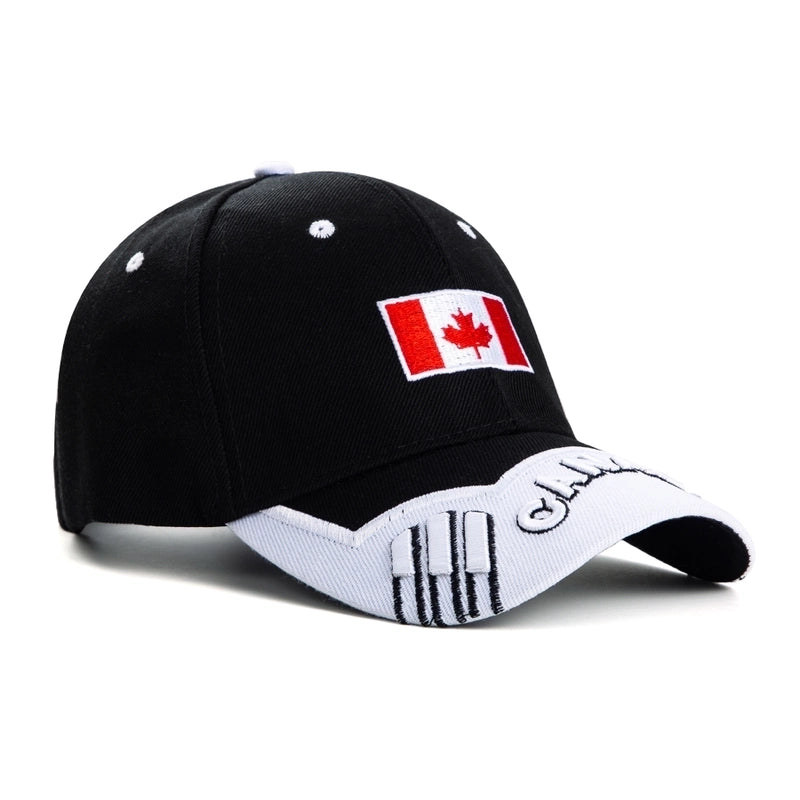 Unisex Ethnic Style American Flag Eagle Braid Curved Eaves Baseball Cap