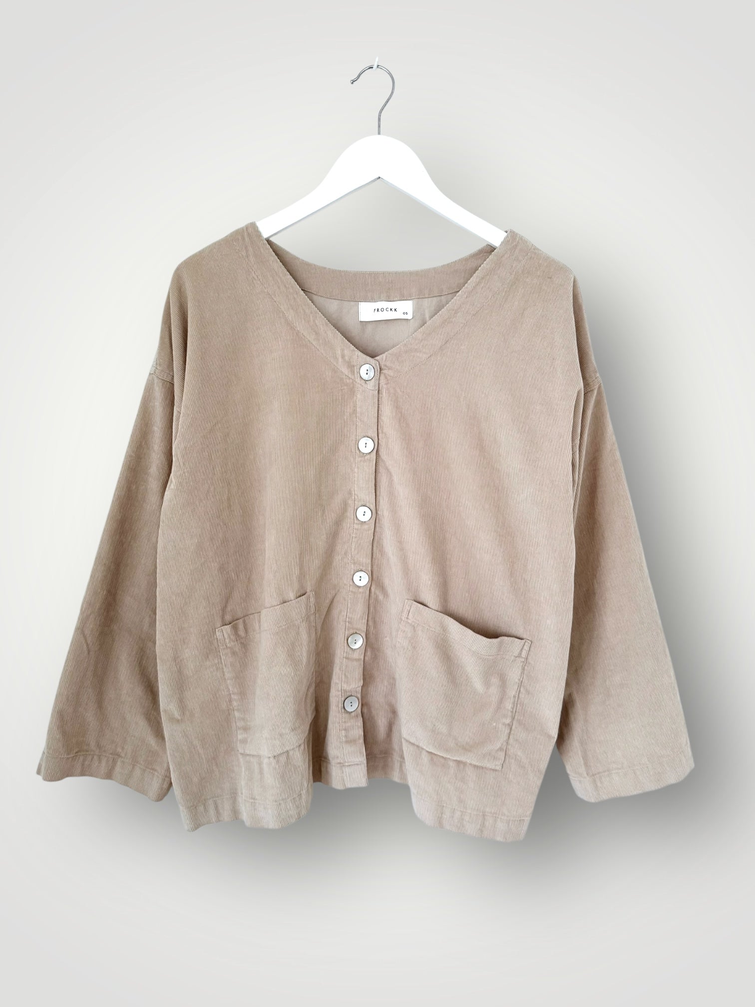 jamie jacket - almond cord