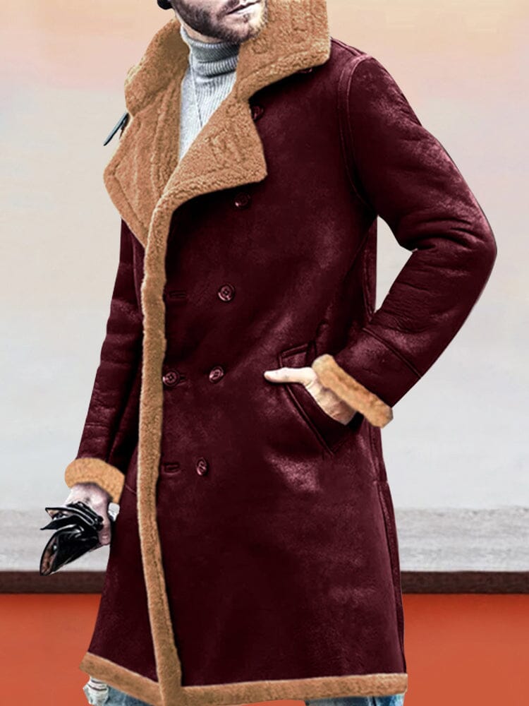 Thickened Warm Fleece Lined Coat