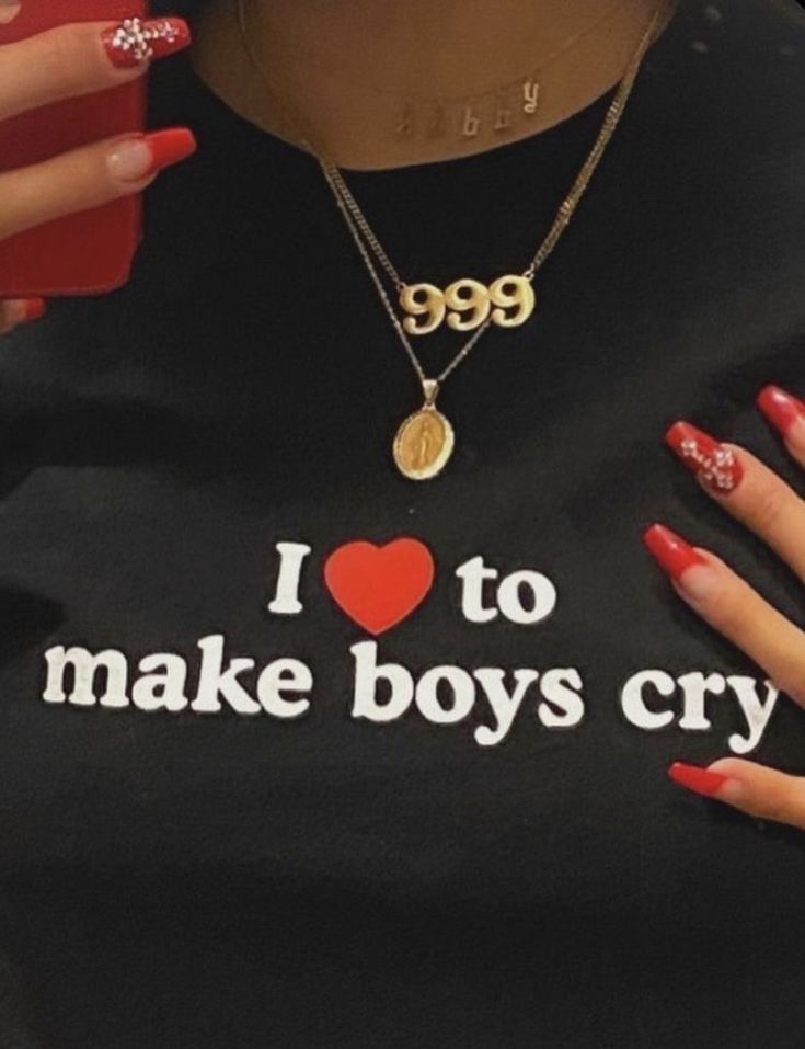 I Love To Make Boys Cry Tee