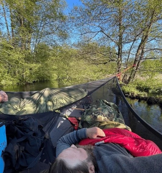 Patented 3 Point Design - Multi-Person Hammock