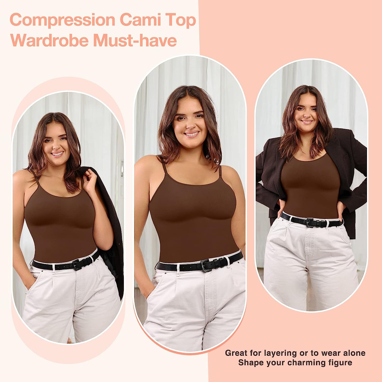 (HOT SALE - 45% OFF)🔥Tummy Control Cami Shaper