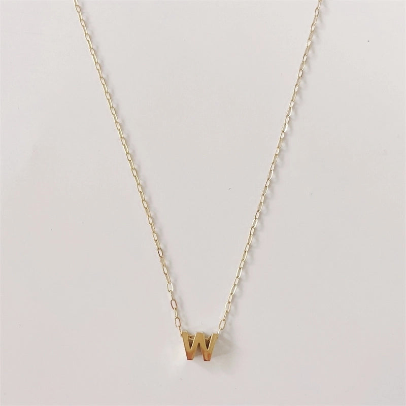 Casual Classic Style Streetwear Letter 304 Stainless Steel Plating Pendant Necklace
